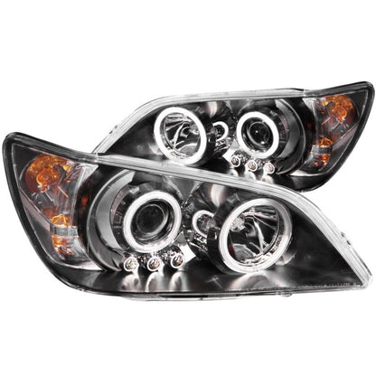 ANZO 2001-2005 Lexus Is300 Projector Headlights w/ Halo Black