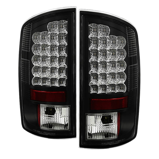 Spyder Dodge Ram 02-06 1500/Ram 2500/3500 03-06 LED Tail Light Black ALT-YD-DRAM02-LED-BK