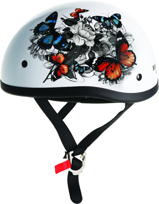 Skid Lids White Rose Original Helmet - Small