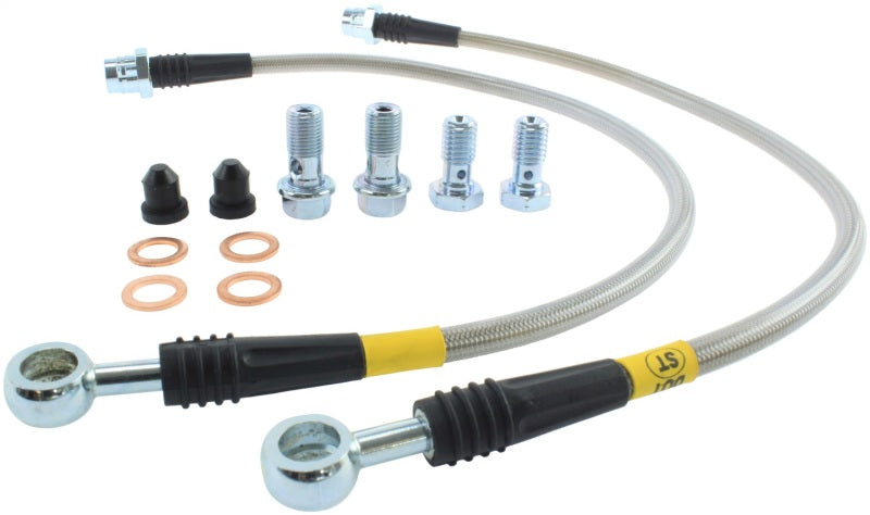 StopTech 98-06 Golf 1.8 Turbo/VR6/20th Ann Front Stainless Steel Brake Line Kit