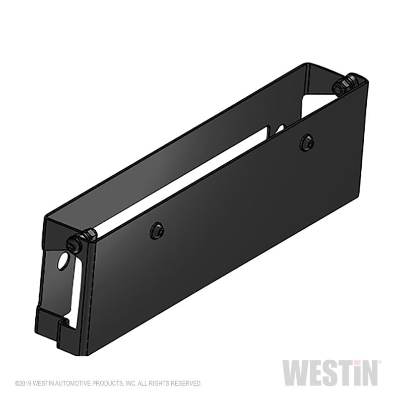 Westin Winch Mount License Plate Re-locator - Black