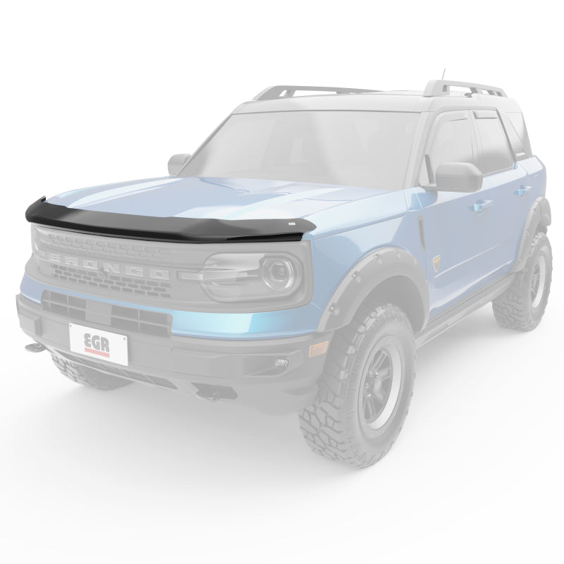 EGR 21-22 Ford Bronco Sport Superguard Hood Shield - Matte Black (303565)