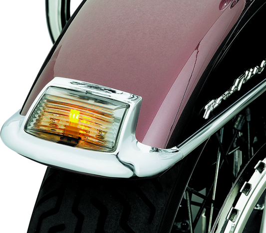 Kuryakyn Front Smoke Fender Tip Lens With LED