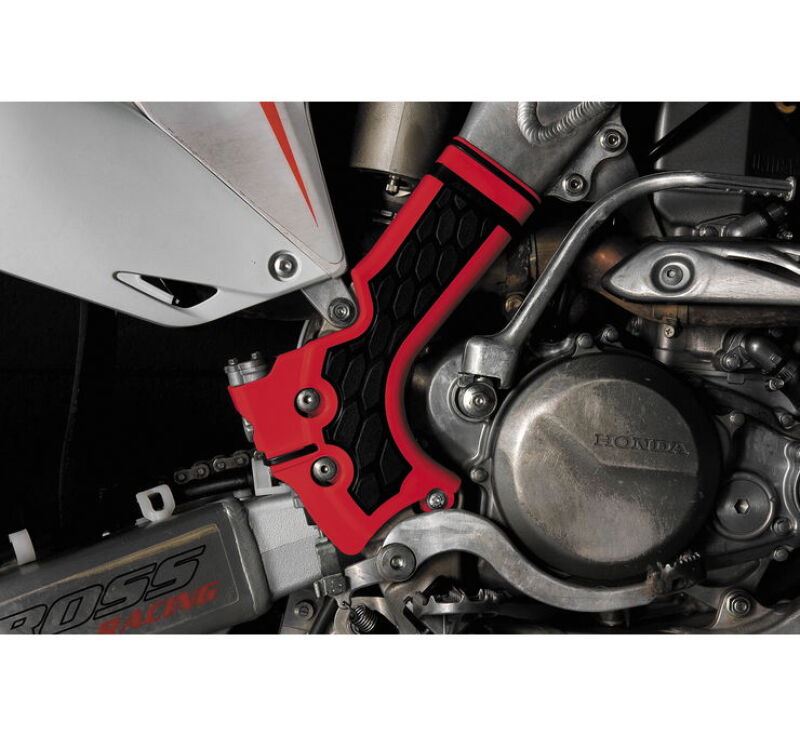 Acerbis 13-17 Honda CRF250R / CRF450R Frame Guard X Grip - Red/Black