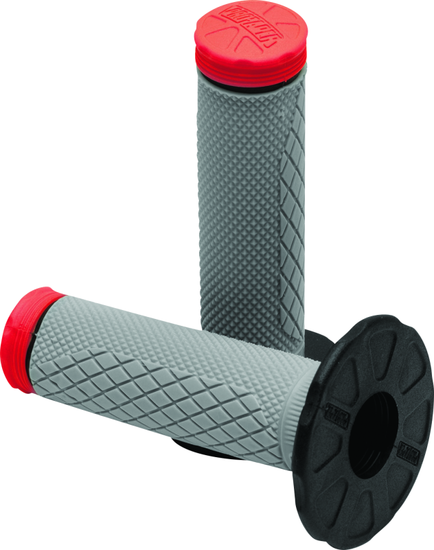 ProTaper Tri Density Full Diamond MX Grips - Red