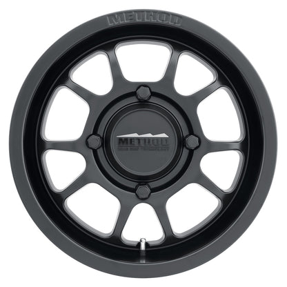 Method MR409 Bead Grip 15x8 / 4+4/0mm Offset / 4x136 / 106.25mm CB Matte Black Wheel