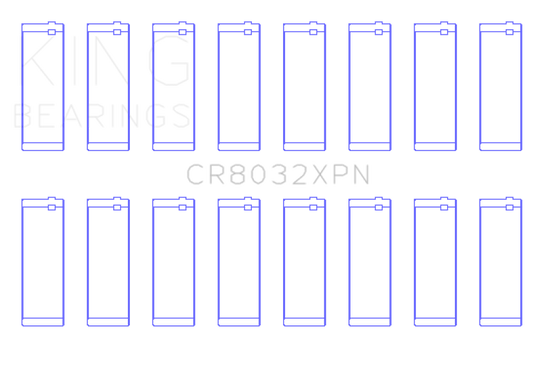 King Chrysler 345/370 16v Connecting Rod Bearing Set