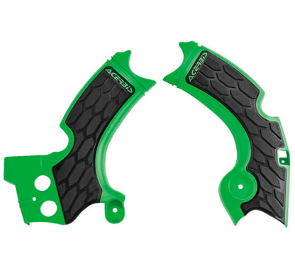 Acerbis 15-20 Kawasaki KX250F/ KX250 Frame Guard X Grip - Green/Black