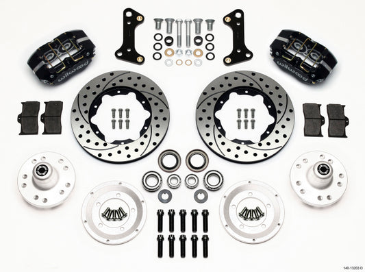 Wilwood Dynapro Dust-Boot Front Kit 11.00in Drilled 67-69 Camaro 64-72 Nova Chevelle