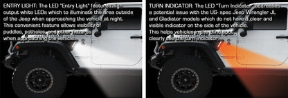 Oracle Sidetrack LED System For Jeep Wrangler JK SEE WARRANTY