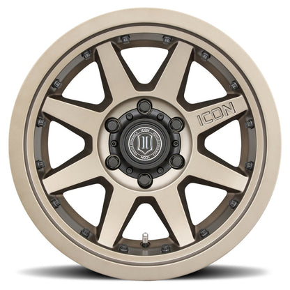 ICON Rebound Pro 17x8.5 6x5.5 0mm Offset 4.75in BS 106.1mm Bore Bronze Wheel