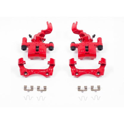 Power Stop 94-97 Mazda Miata Rear Red Calipers w/Brackets - Pair