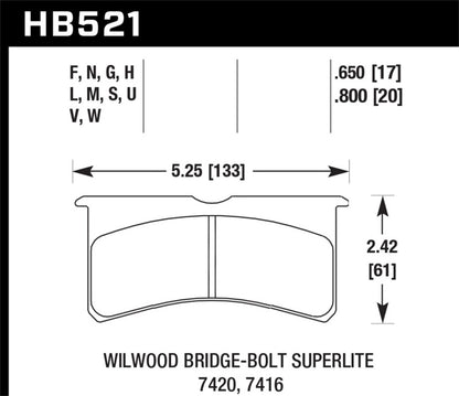 Hawk HP+ Street Brake Pads