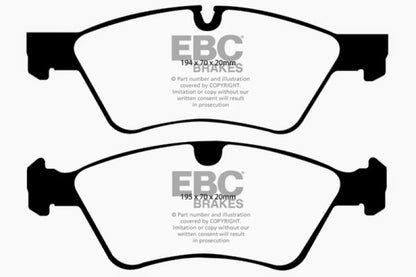 EBC 06 Mercedes-Benz E500 5.0 4-Matic Yellowstuff Front Brake Pads