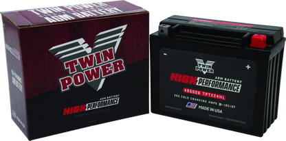 Twin Power YTX-24HL High Performance Battery Replaces H-D 66010-82A Made in USA