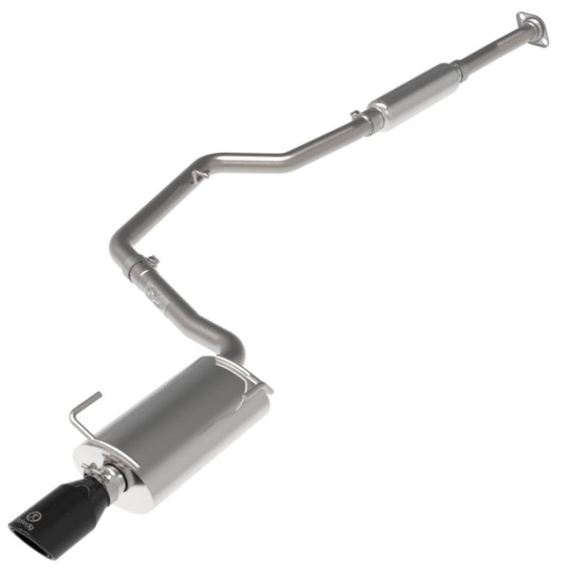 aFe POWER Takeda 12-16 Subaru Impreza 2.0L 2.5in 304SS CB Exhaust w/ Black Tips