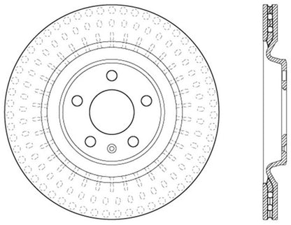 StopTech Power Slot 12-13 Audi A6 Quattro/11-12 A7 Quattro / 10-13 S4 Rear Left Slotted Rotor