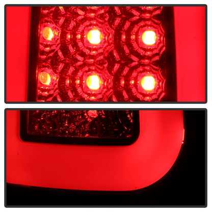 Spyder 97-03 Ford F150 Stylsd. F250 V3 Lght Bar LED Tail Lights - Blk Smk ALT-YD-FF15097V3-LBLED-BSM