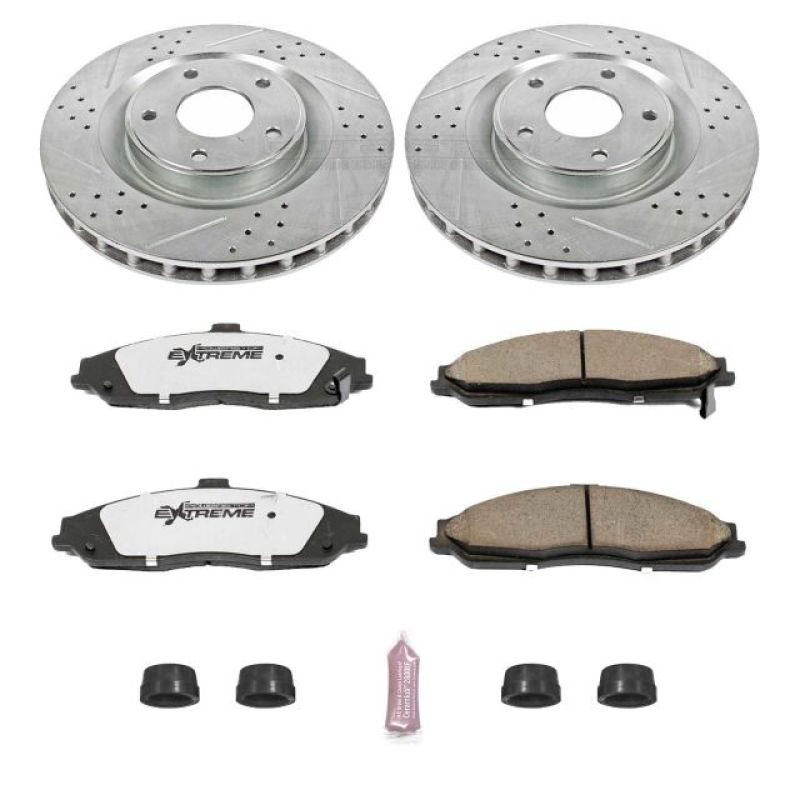 Power Stop 05-07 Cadillac XLR Front Z26 Street Warrior Brake Kit