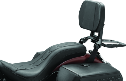 Kuryakyn Neo Driver & Passenger Backrest Black