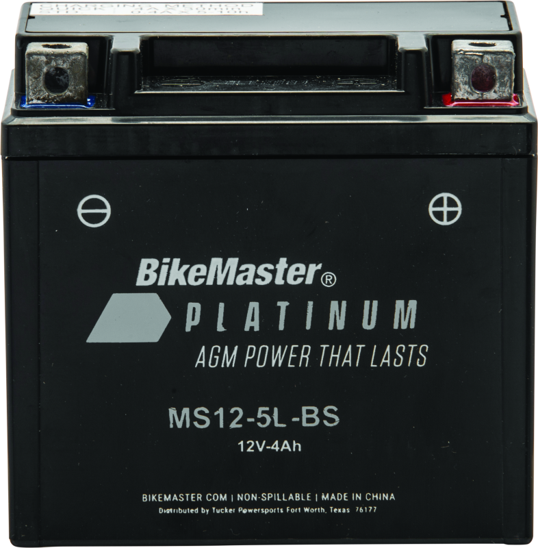 BikeMaster AGM Battery - MS12-5L-BS