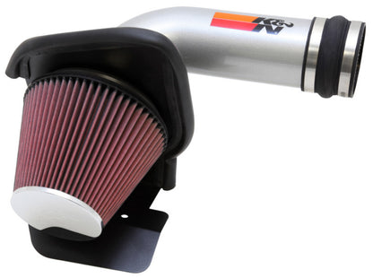 K&N 11 Ford Taurus SHO 3.5L V6 Silver Typhoon Cold Air Intake