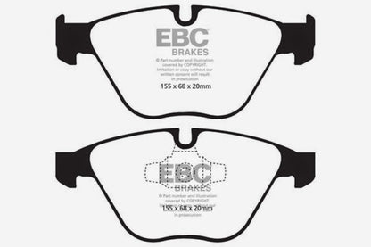 EBC 13+ BMW X1 2.0 Turbo (28i) Redstuff Front Brake Pads