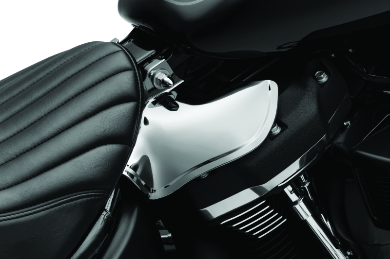 Kuryakyn Saddle Shields Heat Deflectors 18-Up Softail Models Smoke