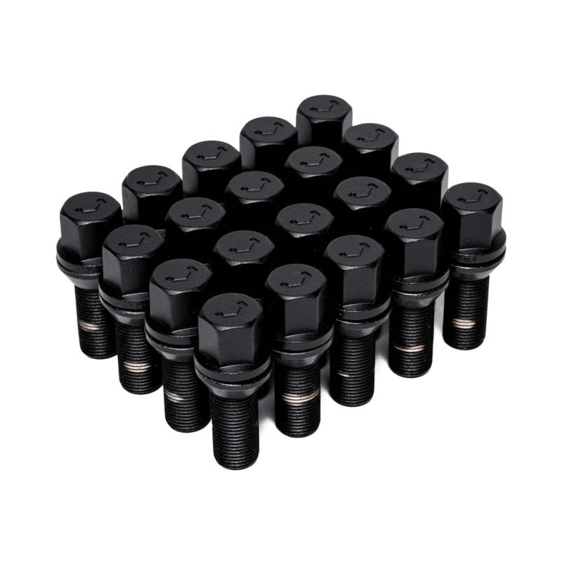 Vossen Lug Bolt - 14x1.5 - 30mm - 17mm Hex - Cone Seat - Black (Set of 20)