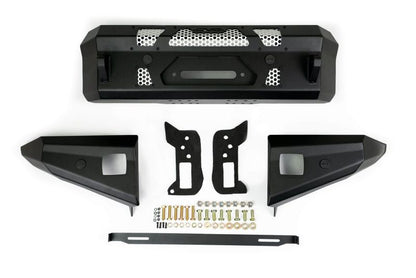 DV8 Offroad 2021+ Ford Bronco Front Bumper Winch Capable w/ Optional Bull Bar/Aux Light Opening