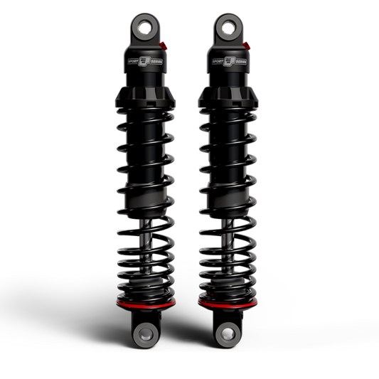 Progressive 06-17 Harley Dyna 494 Series Shocks 12.5in Bearing - Black