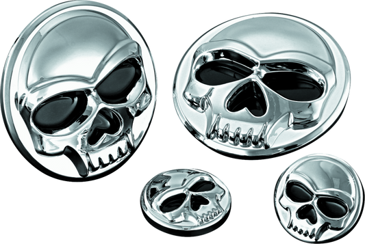 Kuryakyn Replacement Components Zombie Medallions 1in Diameter Chrome