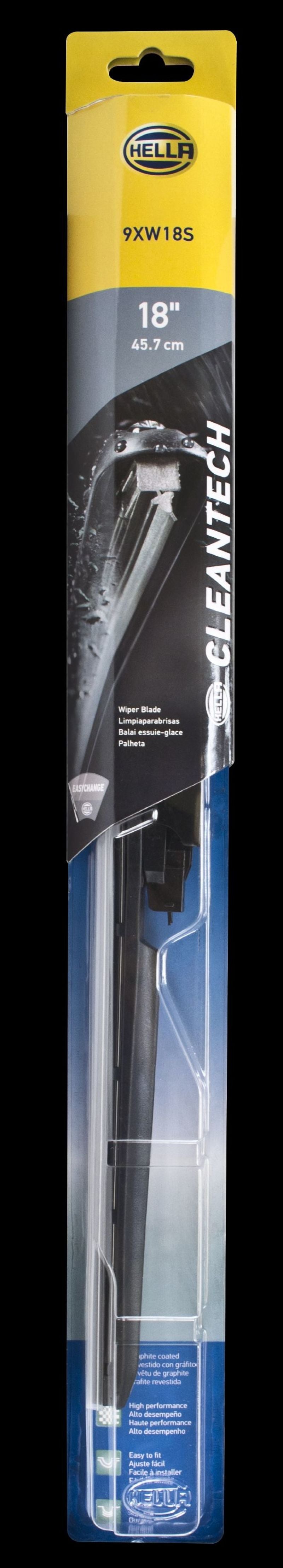 Hella Clean Tech Wiper Blade 18in - Single