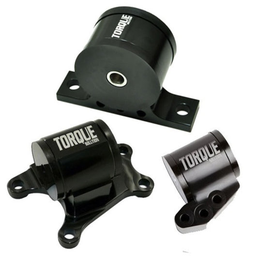 Torque Solution Billet Aluminum 3 piece Engine Mount Kit: Mitsubishi Evolution VII-IX 2001-2006