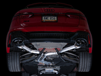 AWE Tuning 21-23 Audi C8 RS6/RS7 SwitchPath Cat-back Exhaust - Diamond Black Tips