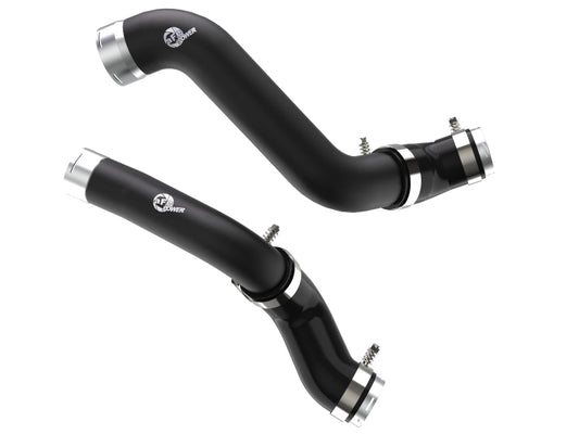 aFe BladeRunner Black Intercooler Hot & Cold Side Tubes Combo 19-20 GM Trucks 1500 L4-2.7L (t)