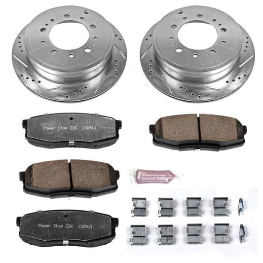 Power Stop 08-11 Lexus LX570 Rear Z36 Truck & Tow Brake Kit