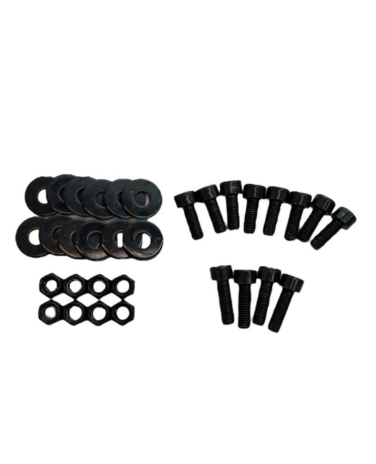 Sparco Seat Hardware Spacer Kit Side Mount - Black Zinc