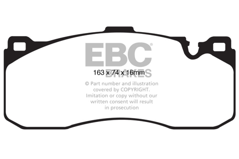 EBC 08-10 BMW 135 3.0 Twin Turbo Yellowstuff Front Brake Pads