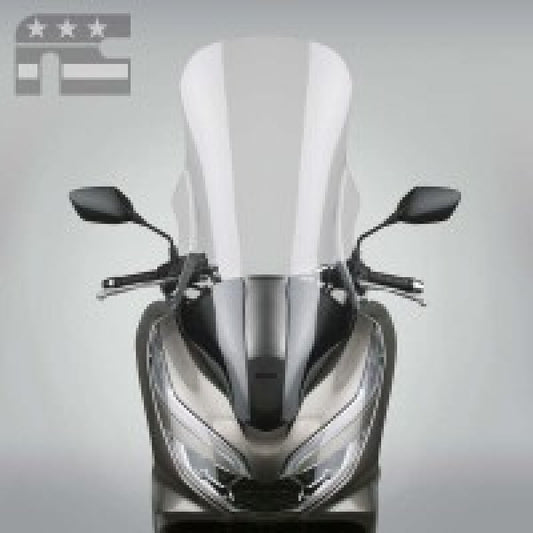 National Cycle 19-20 Honda PCX150 Scooter Wave Tall Windshield-Clear