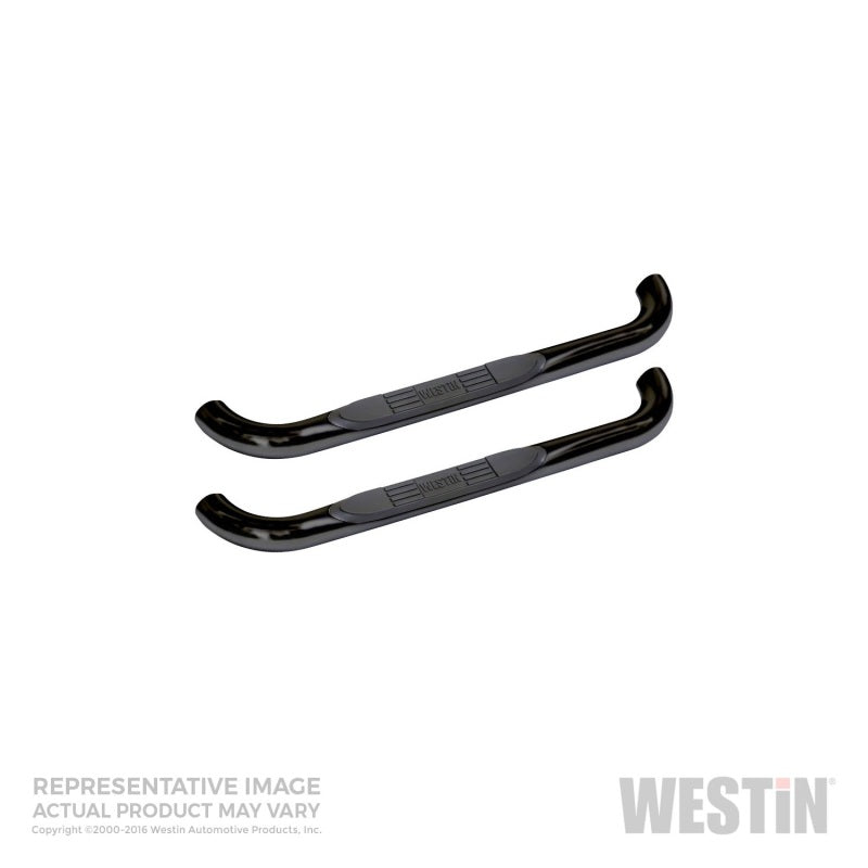 Westin 1980-1997 Ford F-Series Reg Cab (97 HD models only) E-Series 3 Nerf Step Bars - Black