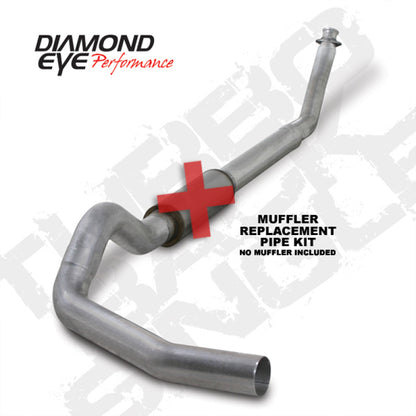 Diamond Eye KIT 5in TB SGL MFLR RPLCMENT PIPE AL: 94-02 DODGE CUMMINS 5.9L W/ RP #510220