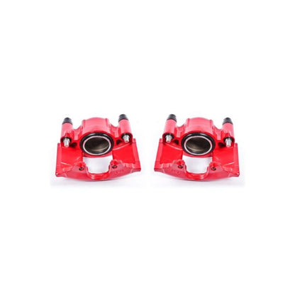 Power Stop 90-93 Cadillac Commercial Chassis Front Red Calipers w/o Brackets - Pair