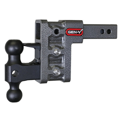 Gen-Y Mega Duty 2in Shank 5in Drop 2K TW 16K Hitch w/GH-051 Dual-Ball/GH-032 Pintle Lock