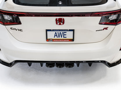 AWE Tuning 2023 Honda Civic Type R FL5 Track Edition Exhaust w/ Triple Diamond Black Tips