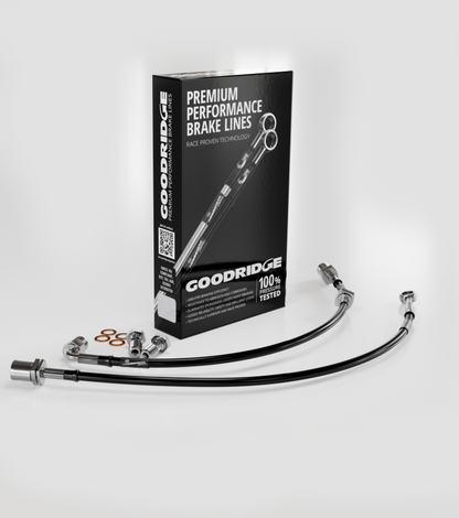 Goodridge 06-15 Honda Civic Stainless Steel Front Brake Lines