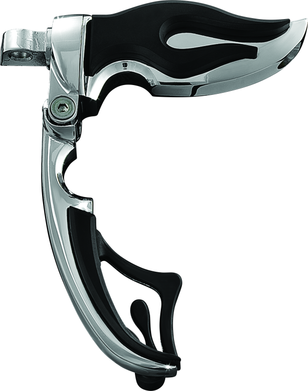 Kuryakyn Flamin Switchblade With Male Mount Adapter Chrome