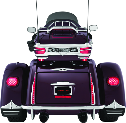 Kuryakyn Rear Mud Flaps For Trikes Chrome