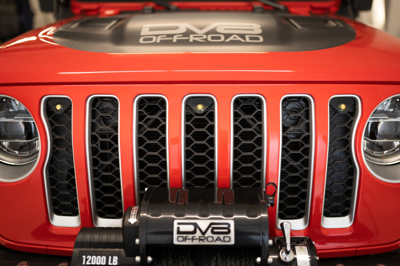 DV8 Offroad 2018+ Jeep JL Grill Amber Marker Lights