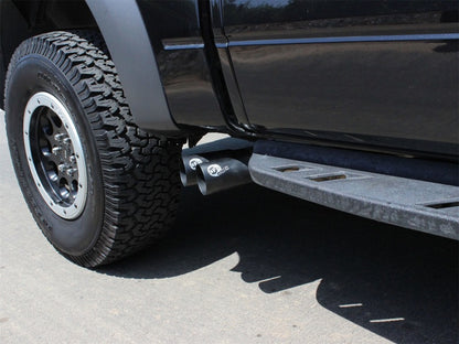 aFe Rebel Series Exhaust SS Front Side Exit CB w/ Black Tips 10-14 Ford F150 Ecoboost V8 6.2L